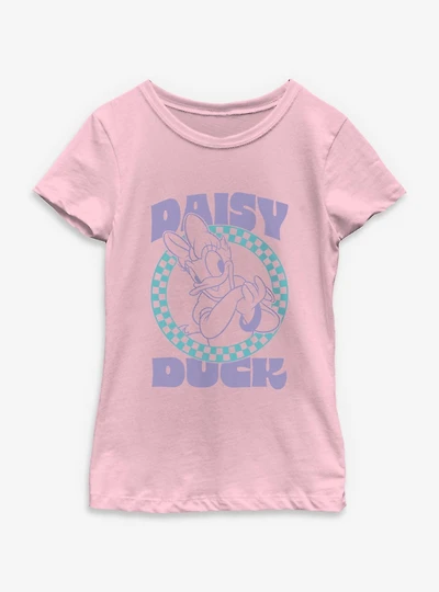 Disney Daisy Duck Checkered Set Youth Girls T-Shirt