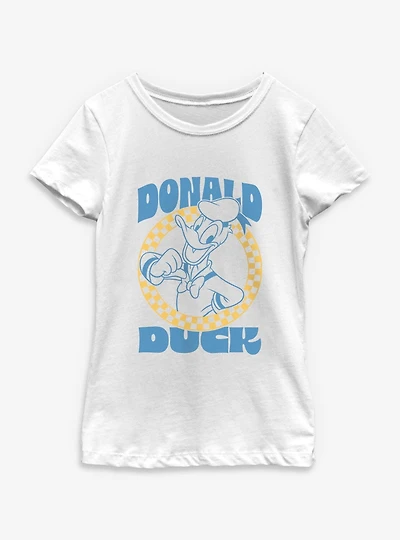 Disney Donald Duck Checkered Set Youth Girls T-Shirt