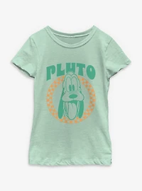 Disney Pluto Checkered Set Youth Girls T-Shirt