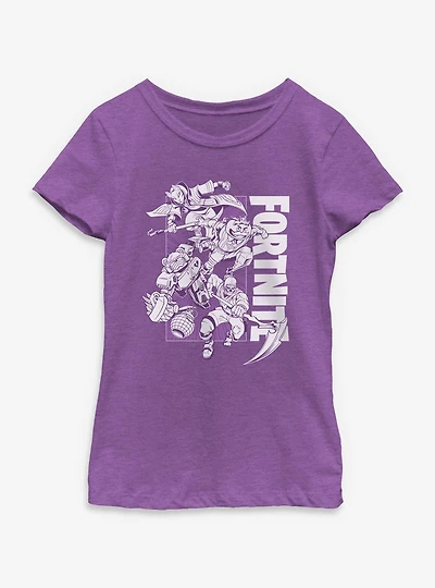 Fortnite Squadup Youth Girls T-Shirt
