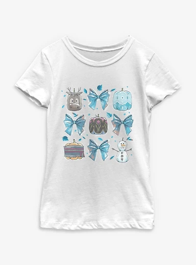 Disney Frozen Pumpkins Youth Girls T-Shirt