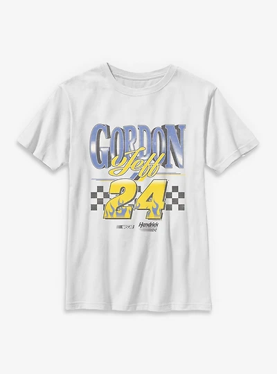 Nascar Old School Jeff Gordon Youth T-Shirt