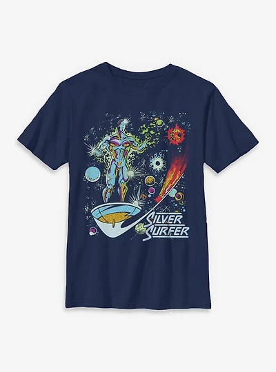 Marvel Silver Surfer Space Rider Youth T-Shirt