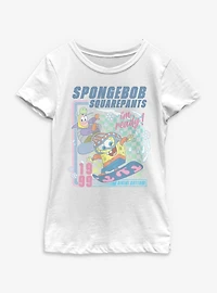 Spongebob Squarepants Snow I'm Ready  Youth Girls T-Shirt