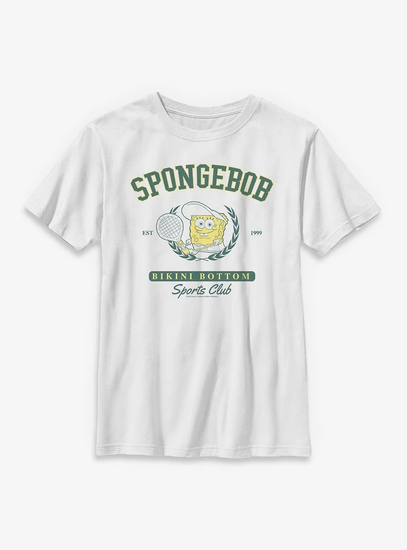 Spongebob Squarepants Tennis Bob Youth T-Shirt