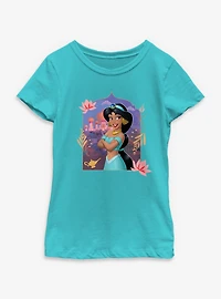 Disney Aladdin Jasmine Adventure Awaits Youth Girls T-Shirt