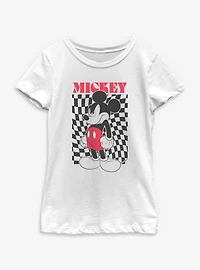 Disney Mickey Mouse Check Me Out Youth Girls T-Shirt
