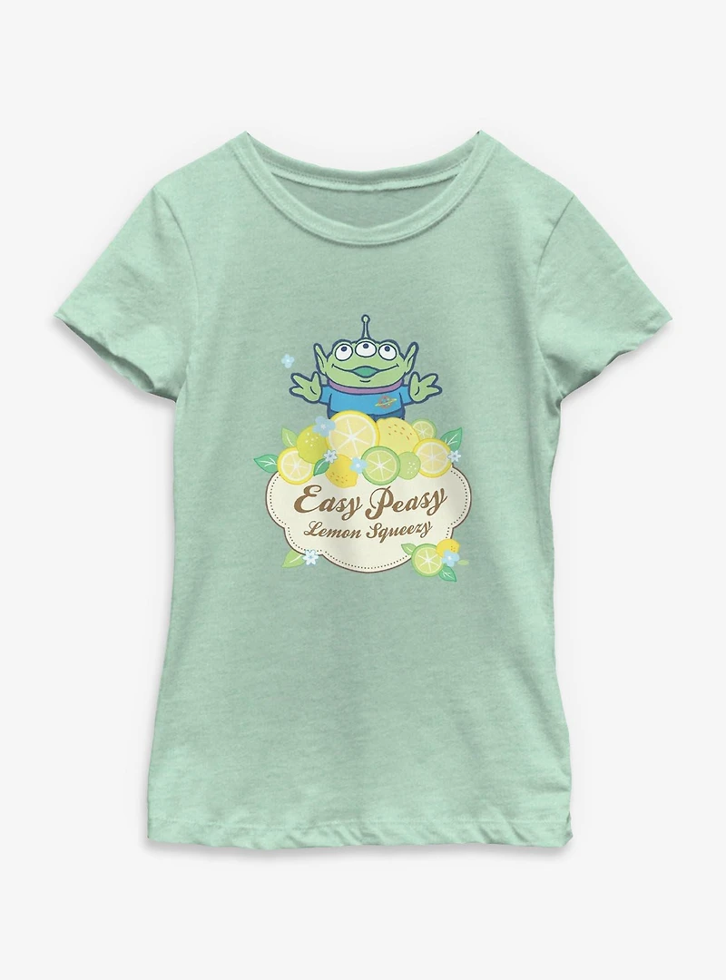 Disney Toy Story Alien Lemon Squeezy Youth Girls T-Shirt