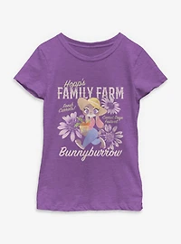 Disney Zootopia Family Farm Youth Girls T-Shirt