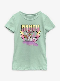 Spongebob Squarepants Sandy Rockstar Youth Girls T-Shirt