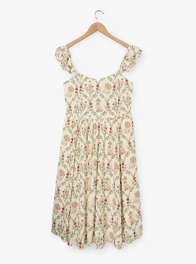 Disney Lady & The Tramp Floral Ruffle Tank Dress - BoxLunch Exclusive
