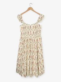 Disney Lady & The Tramp Floral Ruffle Tank Dress - BoxLunch Exclusive