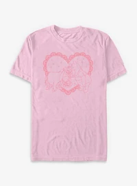 Disney Winnie The Pooh & Eeyore Heart For Garment Dye T-Shirt