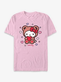 Sanrio Hello Kitty Valentine Bear Garment Dye T-Shirt