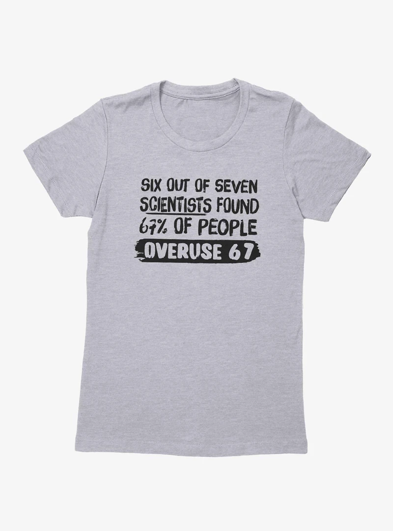 Overuse 6 7 Womens T-Shirt