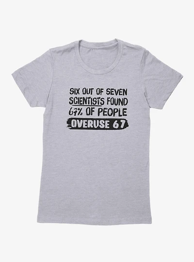 Overuse 6 7 Womens T-Shirt