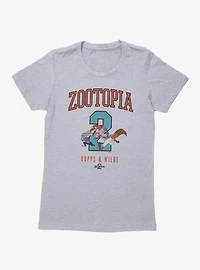 Disney Zootopia 2 Run Together Womens T-Shirt