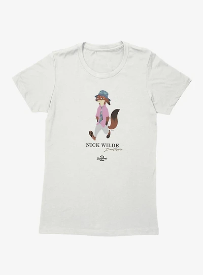 Disney Zootopia 2 Nick Wilde Walk Womens T-Shirt