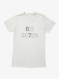 Six Seven Stencil Womens T-Shirt