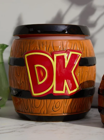 Nintendo Donkey Kong Barrel Figural Cookie Jar