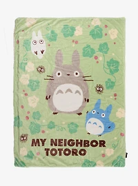 Studio Ghibli® My Neighbor Totoro Botanical Throw — BoxLunch Exclusive