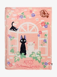 Studio Ghibli® Kiki's Delivery Service Jiji & Lily Throw — BoxLunch Exclusive