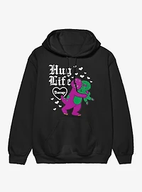 Barney Hug Life And Hearts Hoodie