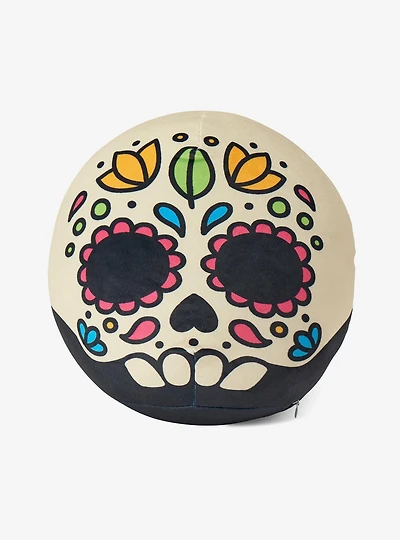 Sugar Skull Cloud Travel Pillow