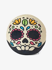 Sugar Skull Cloud Travel Pillow