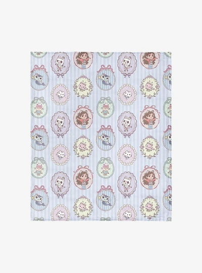 Gabby's Dollhouse Portrait Wall 50x60" Silk Touch Throw Blanket