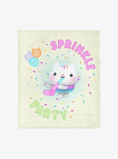 Gabby's Dollhouse Sprinkle Party 40x50" Silk Touch Throw Blanket
