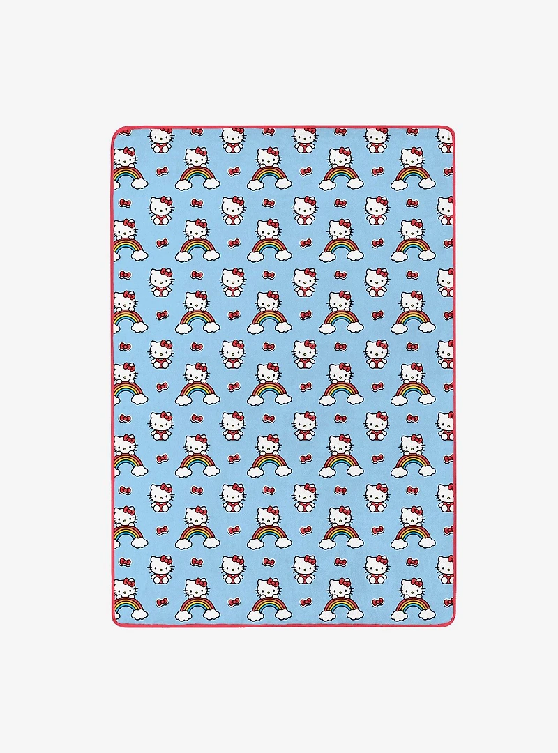 Hello Kitty Clouds and Bows 60x90" Cloud Throw Blanket