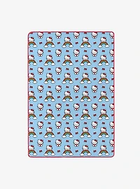 Hello Kitty Clouds and Bows 60x90" Cloud Throw Blanket
