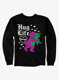 Barney Hug Life And Hearts Sweatshirt