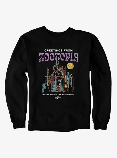 Disney Zootopia 2 Greeting From Sweatshirt