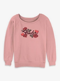 Fender Valentines Logo Womens Slouchy Sweatshirt