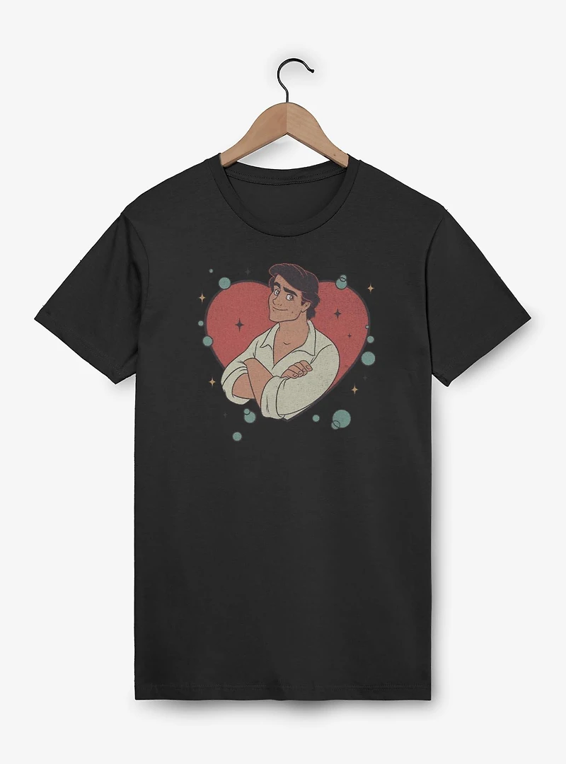 Disney Princesses Prince Eric Heart Lockup T-Shirt