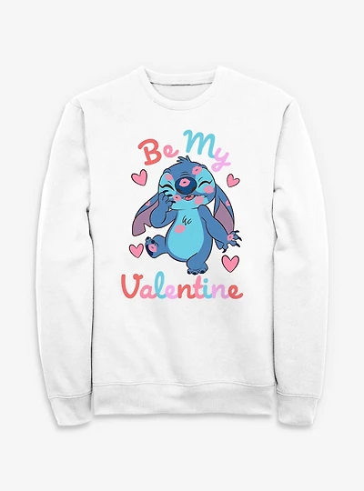 Disney Lilo & Stitch Be My Valentine Sweatshirt