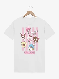 Sanrio Hello Kitty Stripes And Friends T-Shirt
