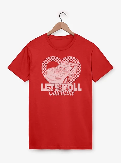 Disney Pixar Cars Mcqueen Heart T-Shirt