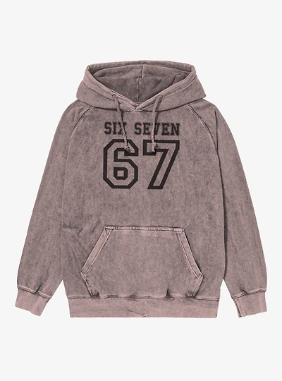 67 Sport Team Mineral Wash Hoodie