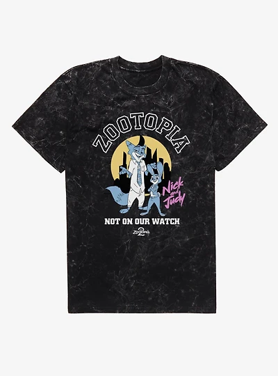 Disney Zootopia 2 Not On Our Watch Mineral Wash T-Shirt
