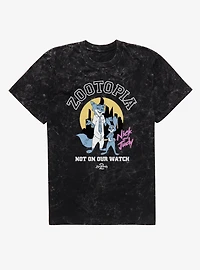 Disney Zootopia 2 Not On Our Watch Mineral Wash T-Shirt