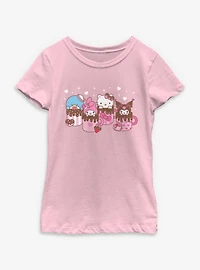 Sanrio Hello Kitty Mug Friends Youth Girls T-Shirt