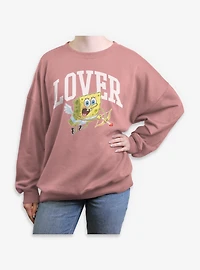 Spongebob Squarepants Lover Womens Oversized Sweatshirt