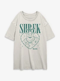 Shrek Is Love Womens Oversized T-Shirt