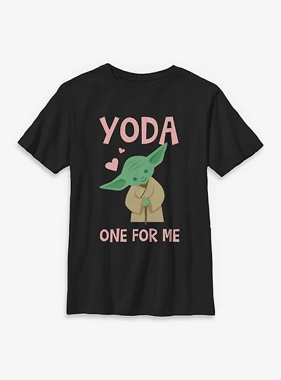 Star Wars Yoda One For Me Youth T-Shirt