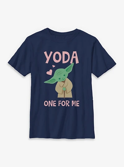 Star Wars Yoda One For Me Youth T-Shirt