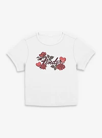 Fender Valentines Logo Womens Baby T-Shirt