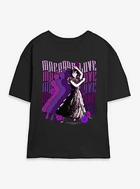 Wednesday Macabre Dancer Womens Skimmer T-Shirt